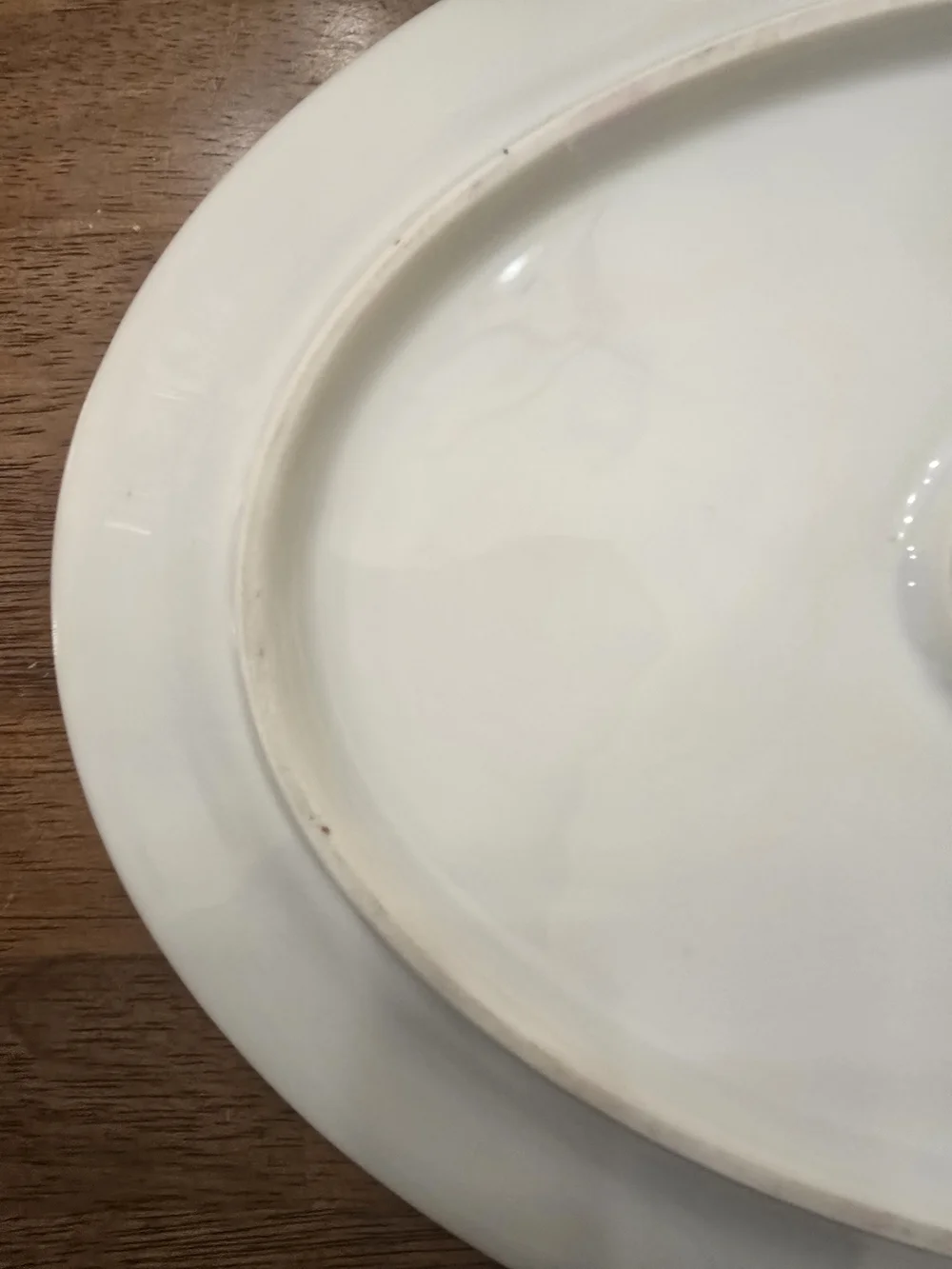 VTG Haviland & Co Limoges France ALBANY Greek Key Oval Serving Platter 14